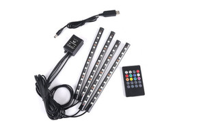 NEW Car LED colorful decorative voice-activated atmosphere light 5594