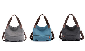 NEW Korean style large-capacity one-shoulder hand-held diagonal canvas bag 5605