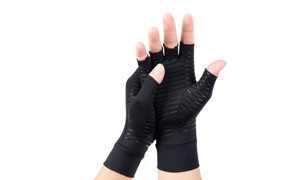 NEW Outdoor copper fiber cycling gloves silicone non-slip sports fitness gloves 5612