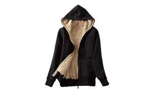 NEW  Cozy Fall Essential Women’s Plush Hooded Sweater Jacket 5620