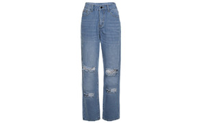 NEW women high waist hip lift ripped jeans 5713