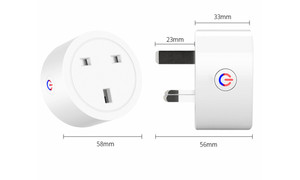 NEW 16A-2PC wifi smartphone app remote voice control wireless socket 5739