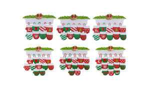 NEW Christmas resin gloves pendant Christmas tree decorations small pendant   5749