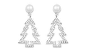 NEW Women's Light Luxury Versatile Christmas Tree Earrings 5783