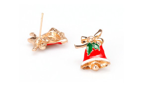NEW Christmas Fashion Cartoon Christmas Bells Earrings 5816