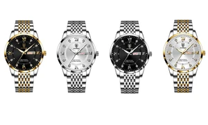 NEW Men's Watch Waterproof Luminous Calendar Quartz 5851