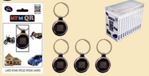 MYidQR keyring with identity barcode