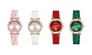 NEW Ladies Quartz Watch With PU Strap 5931