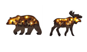 NEW Christmas wood crafts decoration 5956