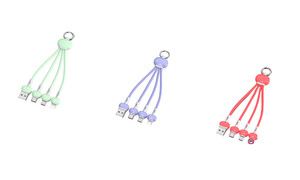 NEW Macaron liquid silica gel charging data cable 5990