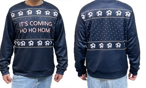 NEW Thin round neck football sweater  5995