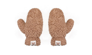NEW Suitable for fall and winter cute bear plush gloves hanging neck gloves 6040