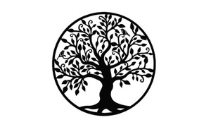 NEW Metal silhouette home wall decoration wall hanging Tree of life art pendant 6048