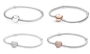 NEW  Snake bone smooth&zircon love bracelet  6064