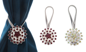 2302   One pair Curtain decoration, curtain buckle, hole-free hook, wall hook, magnet strap  6179