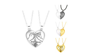 2302 NEW Pull hook heart-shaped magnetic attraction necklace 6169