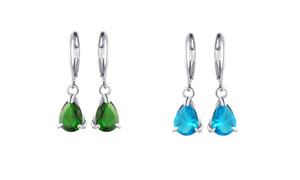 2302 NEW Fashion and atmospheric water drop earrings 61208