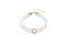 2302 NEW Vintage multi-layer pearl necklace6242