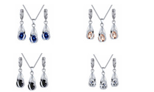 2302 NEW Fashion pendant earrings two-piece set 6245