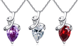 2303  Emotional heart-shaped water drop necklace   6346