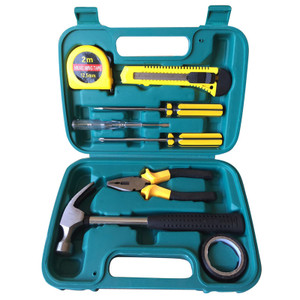 Household hardware kit electrician carpenter repair tools a set of 9 pieces 