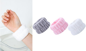 2303 NEW 8pc Wash face, wrist band, arm sleeve, cuff, waterproof wrist band, sports, sweat absorption, wrist protection 6647