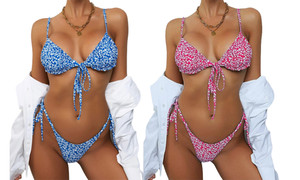 2304 NEW Sexy women's floral bikini swimsuit set 6689