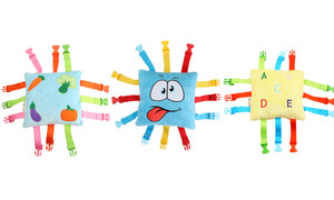 2304 NEW Color matching teaching aids for early education plush toys with button inserts 6869