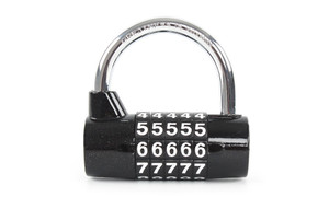 2304  NEW Large 5 -digit digital hanging lock alloy gym cabinet safety U -type letter password lock  6740