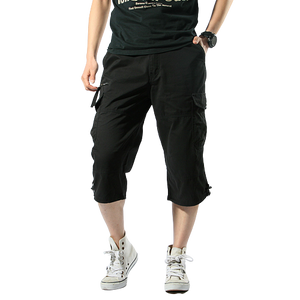 2304NEW-Men's multi-mouth mid-pocket pants6902