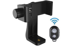 2305 NEW Large phone holder with horizontal and vertical snap triangle bracket 360 ° rotatable phone holder with Bluetooth remote control 7026