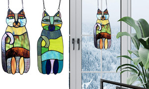 2305 NEW Acrylic flat cat wall hanging colorful hanging decorations 7087LA