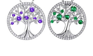 2305 NEW Tree of Life Diamond Lady Necklace 7123 LA