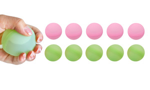 2305 NEW 5-piece refillable water ball children's silicone water ball toy can be reused  7126
