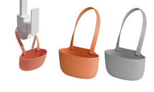 2305 NEW Single layer sink drain basket, silicone sponge frame for kitchen use 7159LA