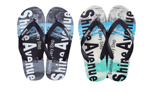 2305 NEW Men's mop graffiti casual beach slippers 7177