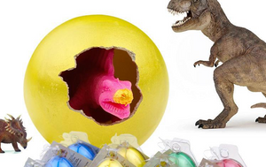 Pair of Hatching Dinosaur Egg 3+ Years Kids Magic Growing Pet 