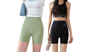 2307 NEW Triple Shark Pants Summer Thin Yoga Sports Shorts 7591LA