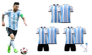 2307 NEW  Jersey Argentina 10 Messi jersey Boys and Girls' football jersey   7609