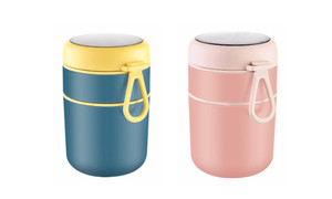 2308 NEW  Double layer 304 stainless steel soup cup insulation rice bucket 7810