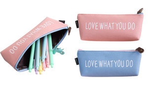 2308 NEW Large capacity zippered pencil case, stationery bag, multifunctional waterproof pencil case 7837LA
