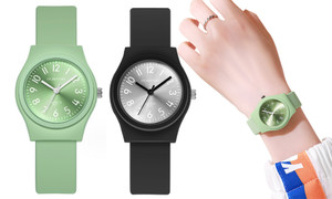 2308 NEW Digital Candy Color Fashion Casual Silicone Quartz Women's Watch 7901LA