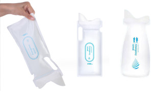 2308 NEW 4PC Car mounted emergency urinal bag, disposable, convenient urinal for men and women 7937LA