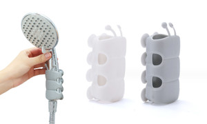 2308 NEW 2pcs creative caterpillar silicone shower suction cup fixed base frame 7951