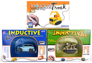 Magic Follow Any Drawn Line Pen Inductive Toy Car Truck Bus Tank Model