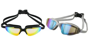 2308 NEW Silicone swimming goggles, adult waterproof swimming goggles, electroplated anti fog swimming goggles 7959