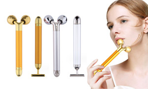 2309 NEW 3D roller massager T-shaped facial slimming instrument set 8139