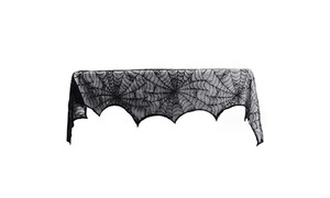 2309 NEW Halloween black lace mesh stove towel decoration 8203 la