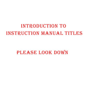 Quartz watch & use manual