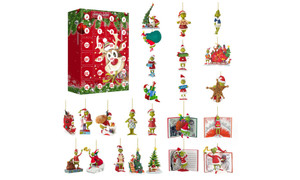 2310  NEW Grinch Blind Box Christmas Acrylic Bliss Blind Blind 24 -day Green Elk  7660